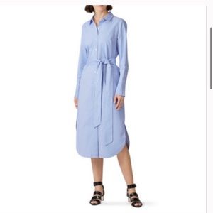 Rachel Roy Stripe Maxi Shirtdress